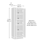 Sauder Homeplus   Armadietto portaoggetti da 58,4 cm, colore: Bianco : Amazon.it: Casa e cucina