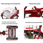 JHKGY Triciclo Shopping Bicicletta Principianti