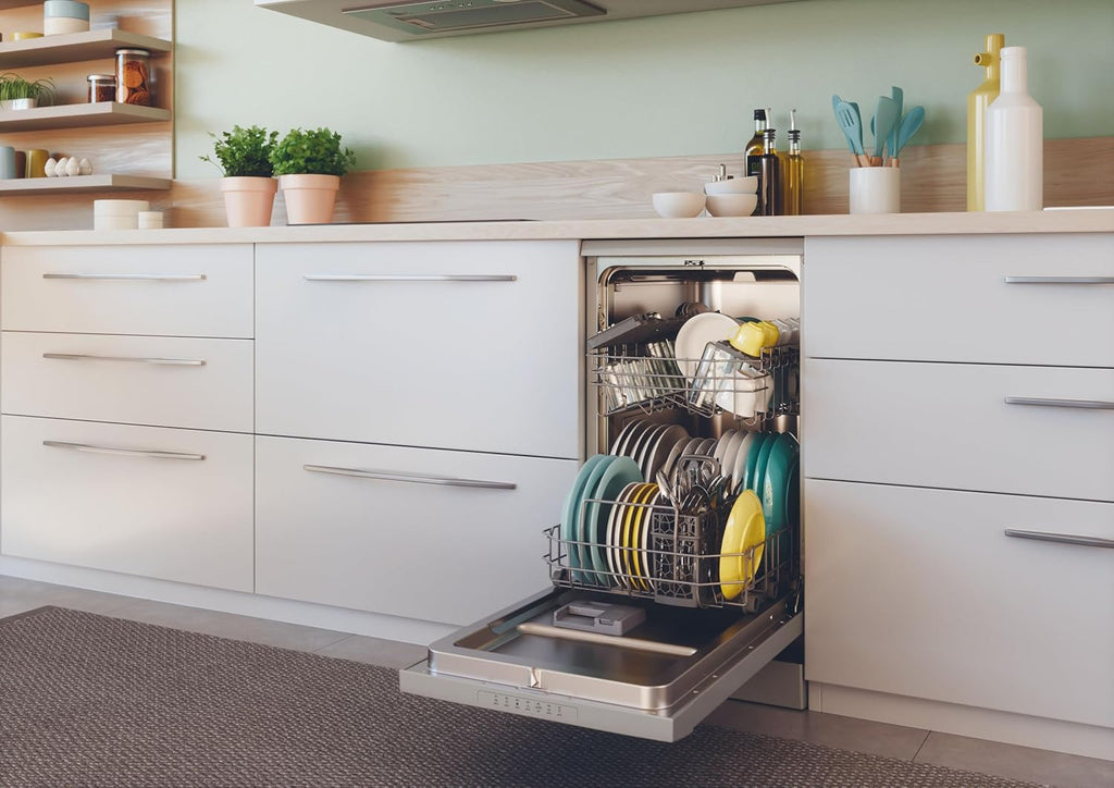 Candy Brava CDPH 2D1047S Lavastoviglie Slim a Libera Installazione, 10 Coperti, 5 Programmi, Ciclo Rapido, Classe E, AxLxP 85x45x58 cm, Argento [Classe di efficienza energetica E]