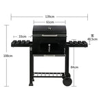 Griglia per Barbecue A Carbonella,Griglia A Carbone Cortile Affumicatore Cucina All'aperto,con Parapioggia E Kit Attrezzi per Barbecue,per Campeggio All'aperto, Patio, Giardino : Amazon.it: Giardino e giardinaggio