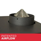 Stufa a legna piccola US Stove da 750 piedi quadrati