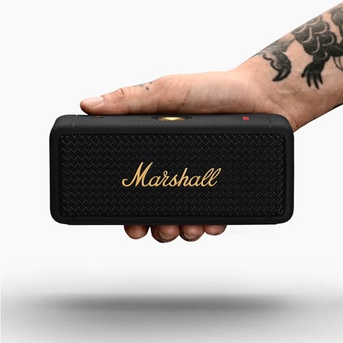 Marshall Emberton II Bluetooth Altoparlante Portatile, Senza fili Casse, Suono a 360 gradi, Impermeabilità IPX7, 20 ore riproduzione Nero : Amazon.it