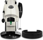 Didiesse Baby Frog Coffee & Tea – Macchina da Caffè a Cialde, con Frullino Montalatte e Doppio Portacialde per Caffè e Tè, Basso Consumo 450W, Erogatore Acqua Calda. (Avorio)