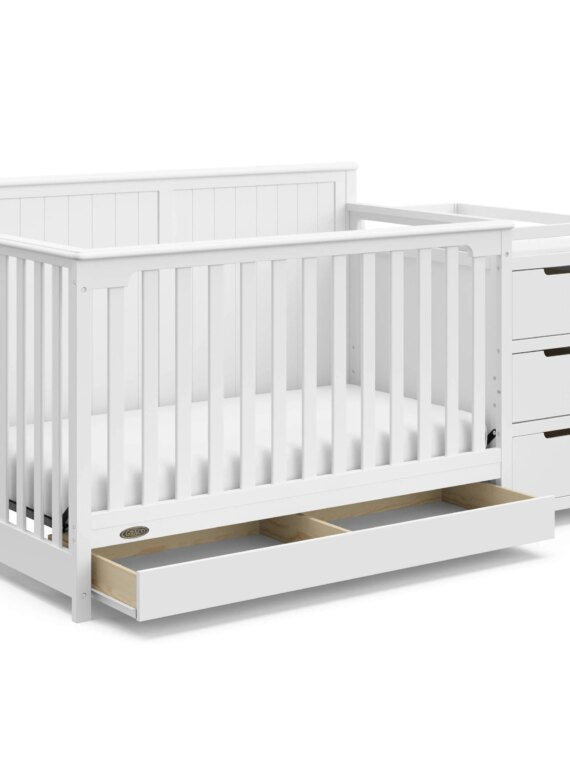 Culla trasformabile 5 in 1 Graco Hadley con fasciatoio e cassetto