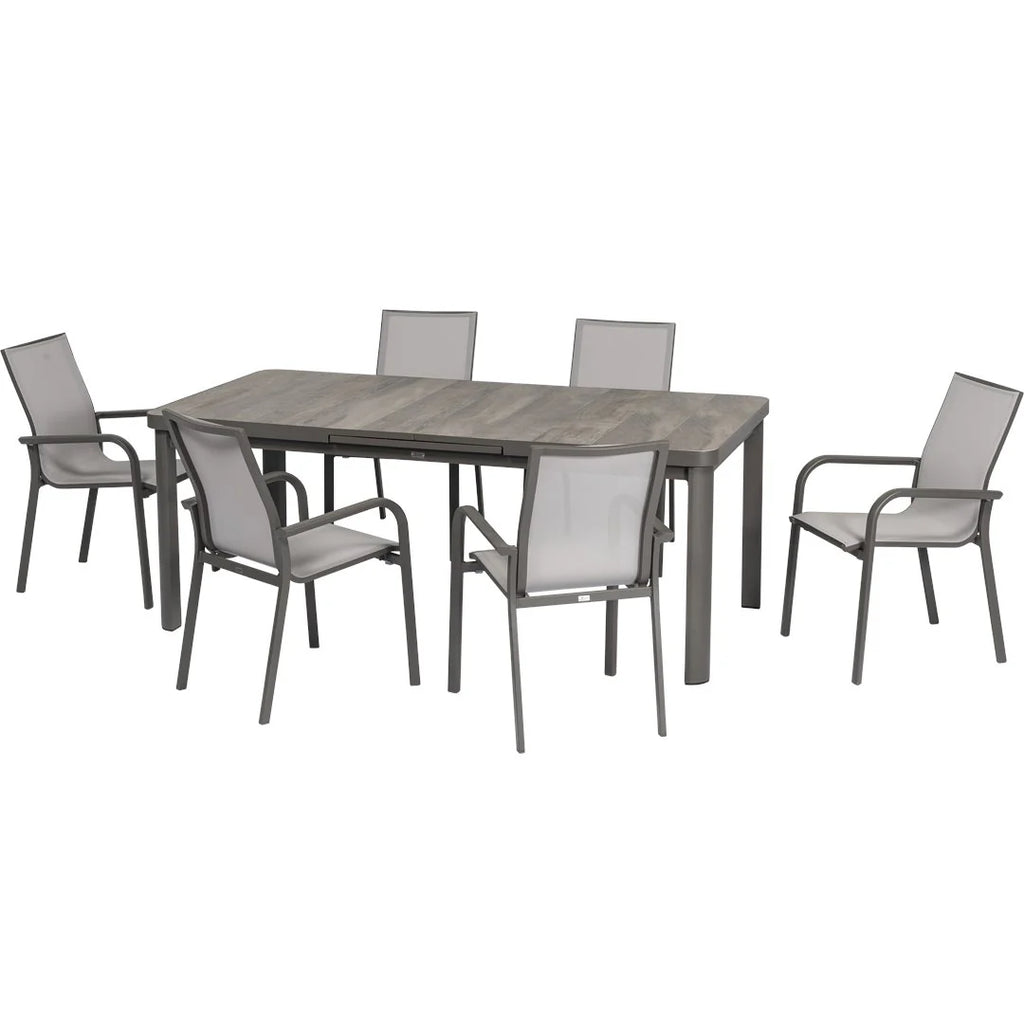 Stone - Set pranzo da giardino da 8 a 12 posti