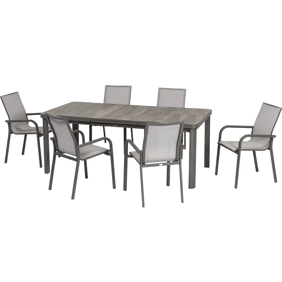 Stone - Set pranzo da giardino da 8 a 12 posti