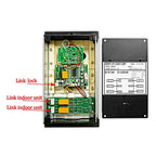 uoweky 7 '' Videocitofono a colori cablato sistema di porte IR telecamera di visione notturna   schermi di controllo interni per 2/3 appartamenti (2 monitor) : Fai da te