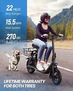 2025 Monopattino Elettrico con Sedile URBANMAX C1, Motore Potente da 450W, Autonomia fino a 35 km
