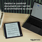 Kobo Elipsa 2E | eReader | Touchscreen antiriflesso da 10,3" con ComfortLight PRO | Kobo Stylus 2 inclusa | Luminosità regolabile | Wi Fi | Tecnologia Carta E Ink | 32 GB di archiviazione : Elettronica