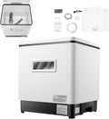 Lavastoviglie in acciaio inox da 800 W | squisito lavello da tavolo temperatura di lavoro 70 ℃ | 360 ° acqua spray rotante lavastoviglie | Lavastoviglie piccola