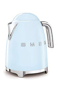 Smeg, Bollitore Elettrico KLF03PBEU 1,7 L, Filtro Anticalcare Lavabile, Autospegnimento di Sicurezza, Indicatore Livello di Acqua, Base Antiscivolo e Avvolgicavo Integrato, Potenza 2400W, Azzurro : Amazon.it: Casa e cucina