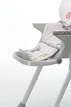 Foppapedretti Seggiolone Meeting, bambini da 6 mesi a 3 anni (fino a 15 Kg), Seduta/Poggiapiedi/Schienale Regolabili, Cesto Porta Oggetti, Stabile e Confortevole, con Imbottitura Lavabile, Teddy : Prima infanzia