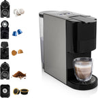 Princess Macchina Caffè Multi Capsule 5 in 1 – 19 bar – Adatta per diversi tipi di caffè – Nespresso, Dolce Gusto, Lavazza a Modo Mio e E.S.E. – 0.8 L – 1450 W – 249451