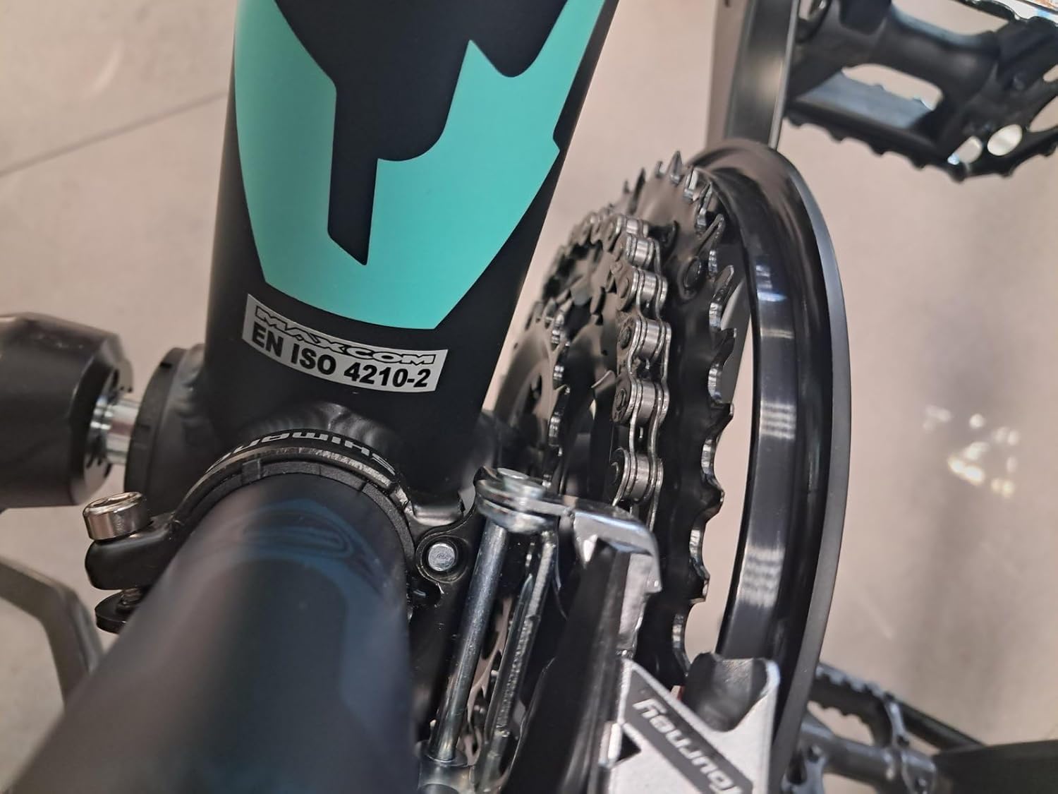 Multibrand Tempo 24" Mountain bike in alluminio 18 marce, freno a V per ragazzi e ragazze da 130 cm a 155 cm