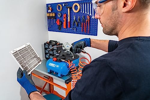 ABAC Compressore d'Aria Portatile Silenzioso EASE AIR 6, Compressore Aria Oil Free, Pressione Massima 8 Bar, Potenza 0,75 Hp, Serbatoio 6 Litri, Rumorosità 49 dB : Amazon.it: Fai da te