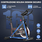 Cyclette da Casa, DMASUN Cyclette Professionali Hanno Una Resistenza Magnetica più Forte, cyclette più Silenziosa, più Confortevole e Sicurezza Stabile, Capacità 160 kg（Include Coprisella Cyclette） : Sport e tempo libero
