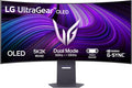 LG UltraGear OLED 45GX950A Monitor Gaming 45" 5K2K (5120x2160), 21:9 Curvo, 165Hz, Dual Mode, 0,03ms (GtG), Speaker Stereo 10W, G-Sync, FreeSync Premium Pro, HDMI 2.1, DisplayPort 2.1, USB-C, Nero