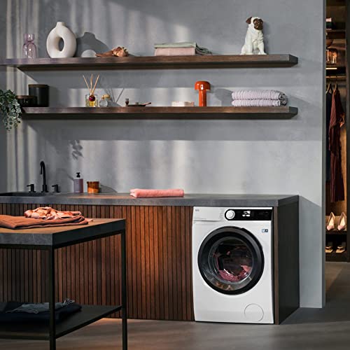 2025 Lavatrice AEG Serie 7000 ProSteam: funzione rinfrescante a vapore senza lavaggio, 9 kg, silenziosa, dosaggio automatico, risparmio energia A-20%, funzione aggiunta bucato, blocco acqua, 1400 giri/min, modello LR7GA70490