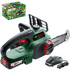 Bosch Motosega Elettrosega UniversalChain 18 (batteria da 2.5 Ah, caricabatteria, sistema SDS, lunghezza barra: 200 mm, sistema da 18 V, confezione in cartone) : Amazon.it: Fai da te