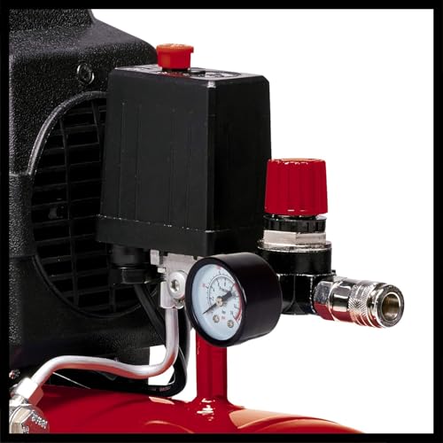 Einhell TC AC 190/24/8 Compressore Ad Aria, Serbatoio Aria 24 L, ‎Rosso : Amazon.it: Fai da te