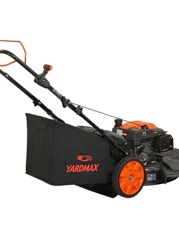 Rasaerba semovente a benzina 3 in 1 con trazione anteriore, SELECT PACE, 6 velocità CVT, ruote alte, 22 pollici, 201 cc, Yard Max