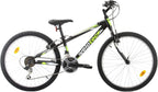 Multibrand Tempo 24" Mountain bike in alluminio 18 marce, freno a V per ragazzi e ragazze da 130 cm a 155 cm