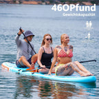 COOLCAA tavola da stand up paddling 354cm x 86cm x 15cm con accessori SUP premium, capacità di carico fino a 210 kg, tavola SUP per adulti e giovani di tutti i livelli