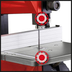 Einhell Sega a nastro TC SB 200/1 (cambio lama senza attrezzi, arresto parallelo, regolazione in altezza, guida con cuscinetti a sfera, tavolo inclinabile in modo continuo),Versione 2024 : Amazon.it: Fai da te