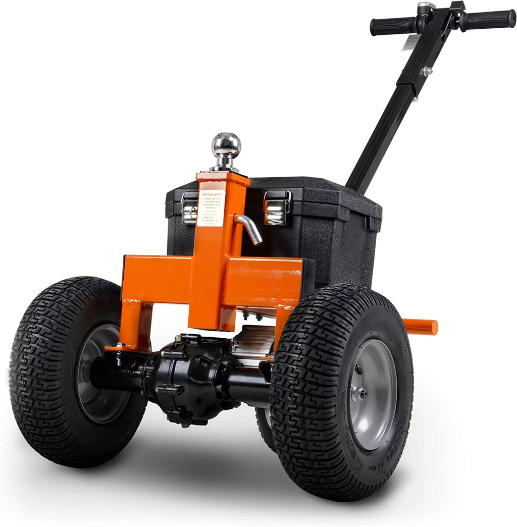 Carrello elettrico SuperHandy per rimorchio - Capacità di traino 2800 libbre, semovente, sistema di batterie AGM da 24 V 7 Ah - MadeInUSA