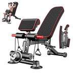 Panca per pesi regolabile, panca multiuso per allenamento di tutto il corpo, panca pieghevole per esercizi di inclinazione/inclinazione/declino, panca multiuso per palestra domestica (DZ) : Amazon.it: Sport e tempo libero