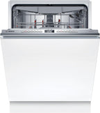 SMV4ECX31E Serie 4, Lavastoviglie da incasso a scomparsa totale, Home Connect, Extra Clean zone: lavaggio intenso per lo sporco più ostinato, Diagnostica da remoto, TimeLight, 60 cm