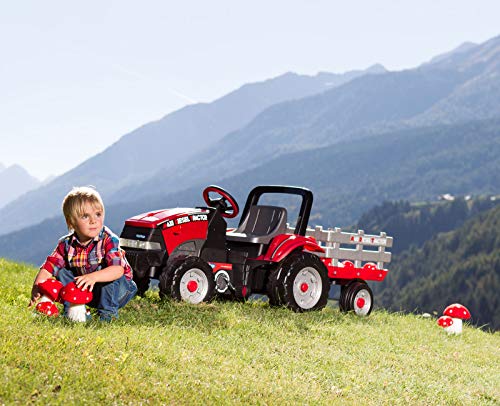 Peg Perego Maxi Diesel Tractor   Trattore a Pedali per Bambini dai 2 Anni con Rimorchio Rimovibile, Sedile Regolabile e Clacson : Giochi e giocattoli