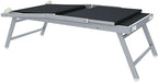 Coppia Di Lettini Prendisole 720 gr/m² Pieghevole Professionale In Alluminio Tettuccio Orientabile Parasole Sdraio Lettino Prendi Sole Mare Spiaggia Piscina Giardino 182 x 60 x 38 cm (Grigio Scuro)