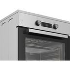 Beko FSE69300X - Cucina con Piano a Induzione Multifunzione 4 Fornelli e Forno Elettrico 60cm Inox