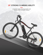 SAMEBIKE Bicicletta Elettrica per Adulti 26'',Bici Elettrica con Pedalata Assistita,City E-bike Unisex Adulto,Batteria Rimovibile 48V10.4AH,Bici Elettriche per 21 Velocità Uomo/Donna