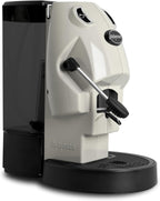 Didiesse Baby Frog Coffee & Tea – Macchina da Caffè a Cialde, con Frullino Montalatte e Doppio Portacialde per Caffè e Tè, Basso Consumo 450W, Erogatore Acqua Calda. (Avorio)