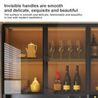 Innovativo armadietto portaoggetti da parete in vetro per bagno e cucina in legno massello balcone armadio nizer con ripiani regolabili 160 x 28 cm. : Amazon.it: Casa e cucina