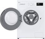 LG F4NA10S7NWK Lavatrice 7 kg Slim a Carica Frontale Serie A1, Classe A, 1400 Giri, Programma Igiene con Vapore, Lavaggio Rapido, Programma Lana, Libera Installazione, Design Essenziale, White