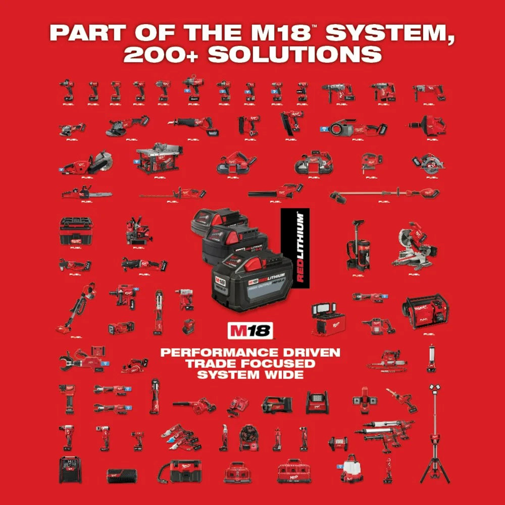 2025 Milwaukee 2717-22HD M18 FUEL 1-9/16" SDS - Max Martello Foratrice Kit con 2 Batterie