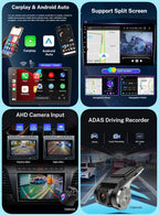 Android 15 Car Radio 2 Din for Lancia Ypsilon 2012-2020 6.2 Inch Touch Screen Car Radio with Steering Wheel Controls Wireless CarPlay Rear Camera GPS Navigation Bluetooth (A1 1G+32G)