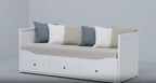 Letto divano IKEA HEMNES con 3 cassetti contenitori – Bianco, 80 x 200 cm, salvaspazio e versatile