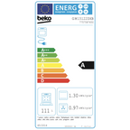 Beko GM15122DXB - Cucina a Libera Installazione Inox 90x60 cm 5 Fuochi con Forno Elettrico Ventilato
