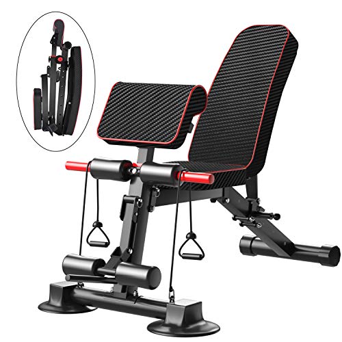 Panca per pesi regolabile, panca multiuso per allenamento di tutto il corpo, panca pieghevole per esercizi di inclinazione/inclinazione/declino, panca multiuso per palestra domestica (DZ) : Amazon.it: Sport e tempo libero