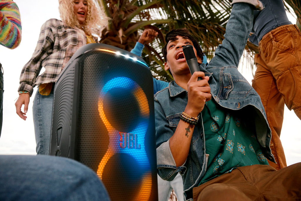 2025 JBL - Altoparlante wireless portatile per feste PartyBox Club 120 - Nero