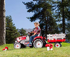 Peg Perego Maxi Diesel Tractor   Trattore a Pedali per Bambini dai 2 Anni con Rimorchio Rimovibile, Sedile Regolabile e Clacson : Giochi e giocattoli