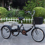 JHKGY Triciclo Shopping Bicicletta Principianti