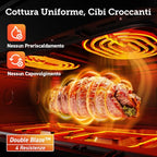 COSORI Friggitrice ad Aria 10 Litri, 8 in 1 Dual Blaze TwinFry con Doppio Cestello 5L &amp; 5L e Separatore Rimovibile, 2800W Air Fryer WiFi con Doppia Resistenza, 35 240℃, 70 Ricette Online, 4 8 Persone : Amazon.it: Casa e cucina