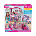 Barbie Casa dei Sogni, Casa a 3 Piani con 8 Stanze, Ascensore e Piscina con Scivolo, Oltre 60 Accessori, Regalo per Bambini da 3 a 7 Anni, GNH53 : Giochi e giocattoli