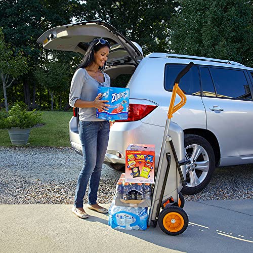Worx WG050 Carriola Multifunzione a Due Ruote, Porta Sacchi, Porta Fusti, Trasporto Sassi, Trasporto Vasi, Capacità di Carico Max 136kg : Amazon.it: Casa e cucina